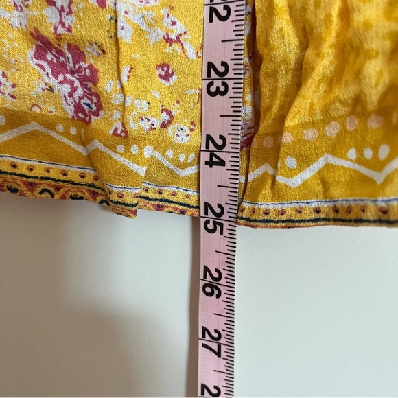 Rachel Zoe Bellini Halter Top Boho Hippy Size Medium Tank Patchwork Peplum - Picture 8 of 8